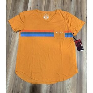 Moose jaw T-shirt Women's XXL XX-Large Mountaineering Bright Yellow Soft Cotton